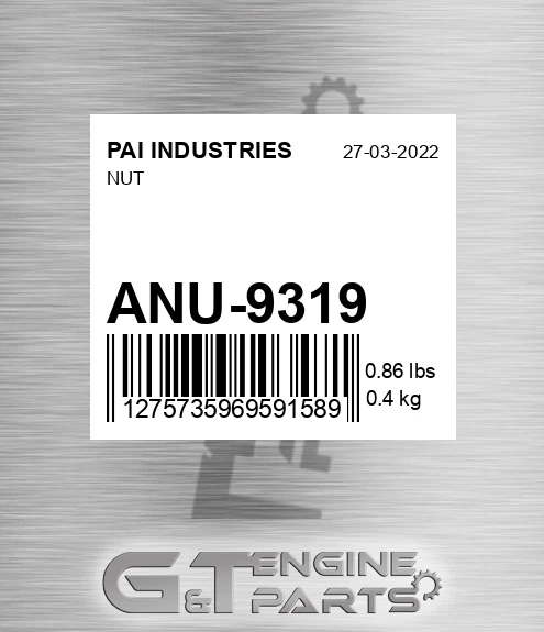 ANU-9319 Nut