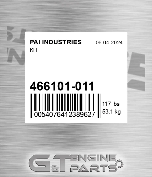 466101-011 Kit for PAI INDUSTRIES