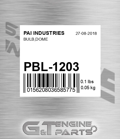 PBL-1203 Bulb,dome