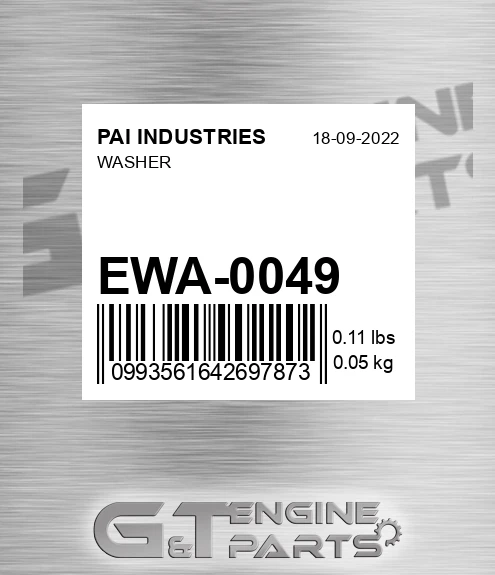 EWA-0049 Washer