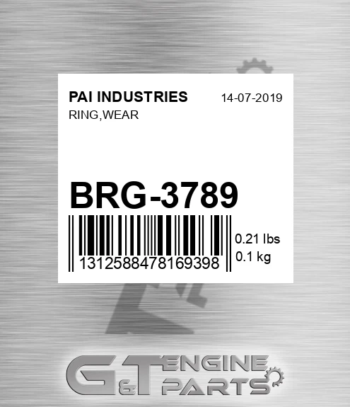 BRG-3789 Ring,wear