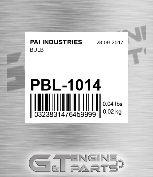 PBL-1014 Bulb