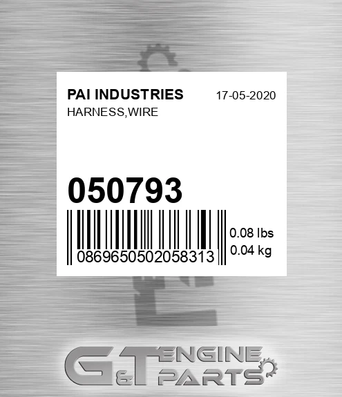050793 Harness,wire for PAI INDUSTRIES