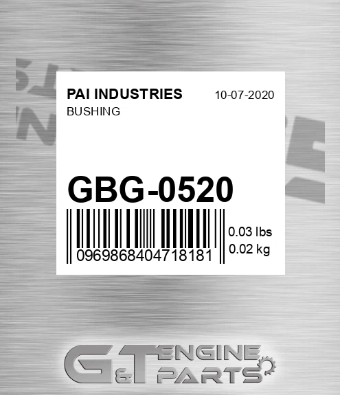 GBG-0520 Bushing