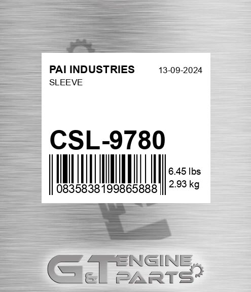 CSL-9780 Sleeve