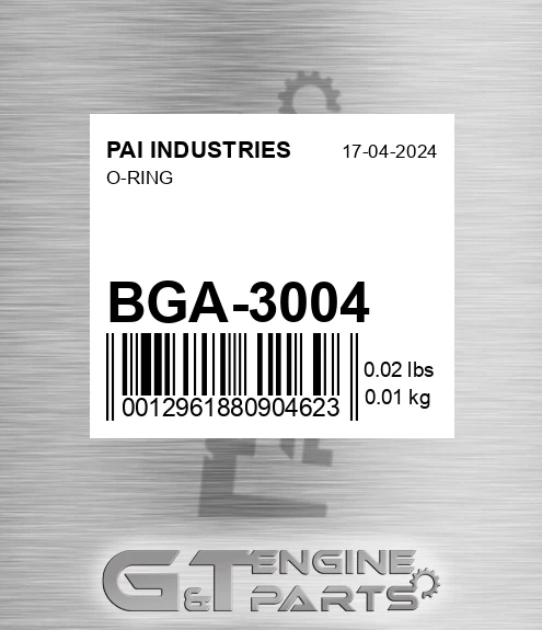 BGA-3004 O-ring