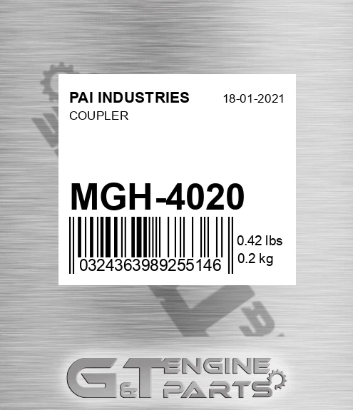 MGH-4020 Coupler