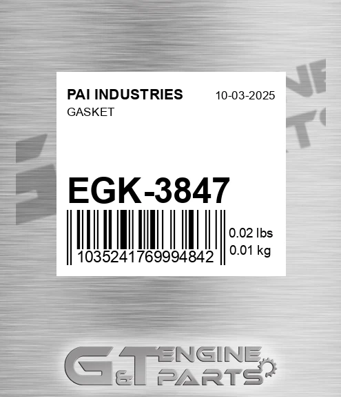 EGK-3847 Gasket