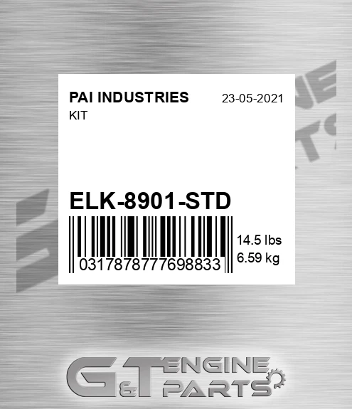 ELK-8901-STD Kit for PAI INDUSTRIES