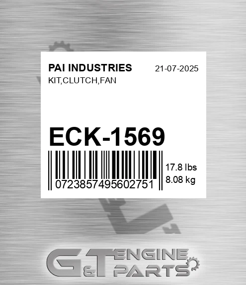 ECK-1569 Kit,clutch,fan