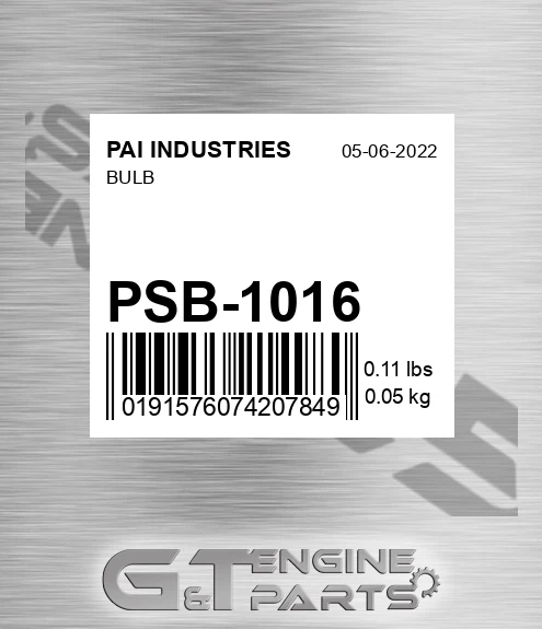 PSB-1016 Bulb