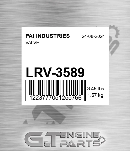 LRV-3589 Valve