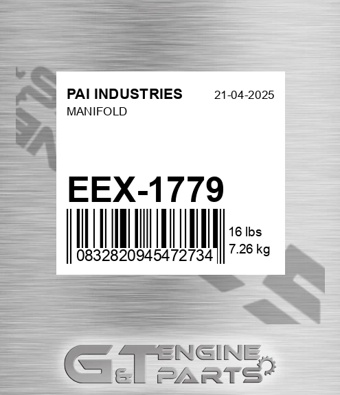 EEX-1779 Manifold