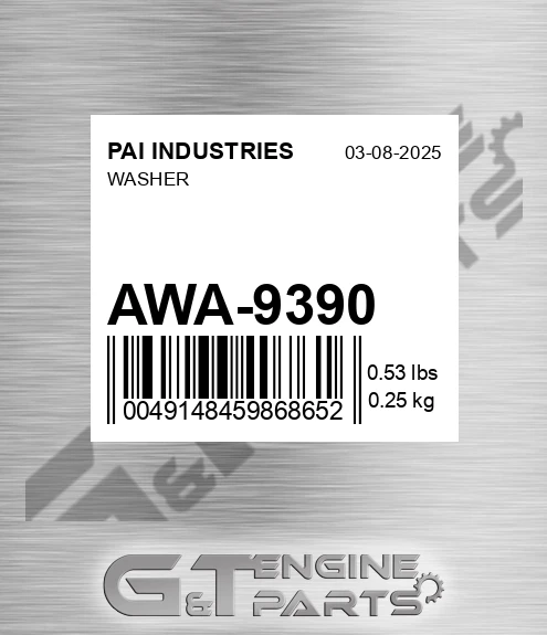AWA-9390 Washer