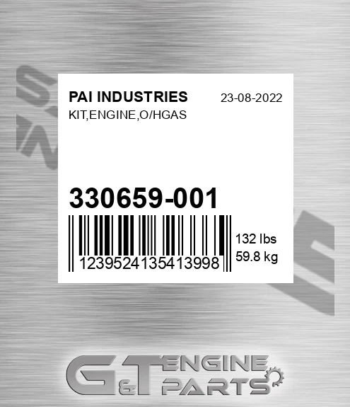 330659-001 Kit,engine,o/hgas for PAI INDUSTRIES