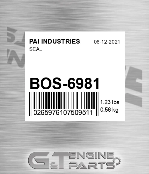 BOS-6981 Seal