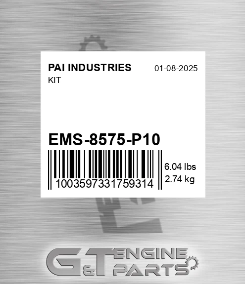 EMS-8575-P10 Kit for PAI INDUSTRIES