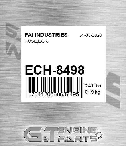 ECH-8498 Hose,egr