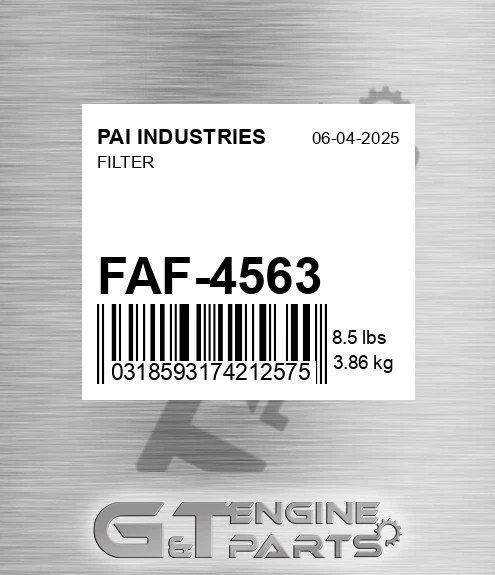 FAF-4563 Filter