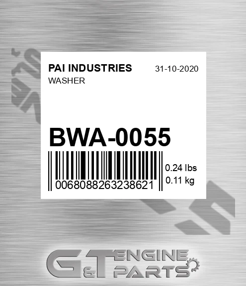 BWA-0055 Washer