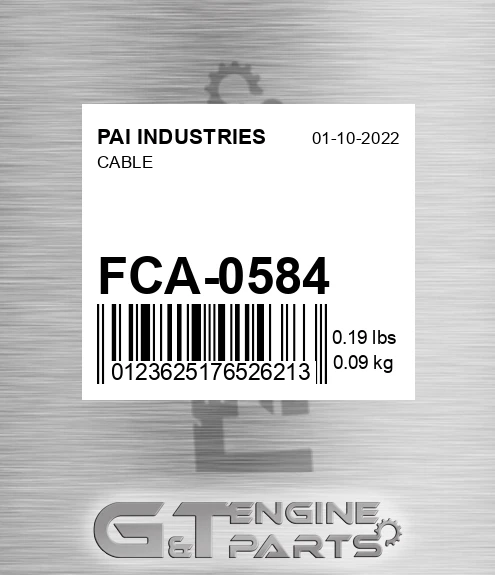 FCA-0584 Cable