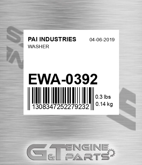EWA-0392 Washer