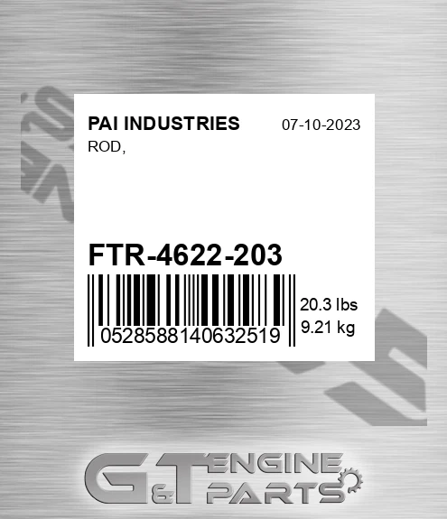 FTR-4622-203 Rod,