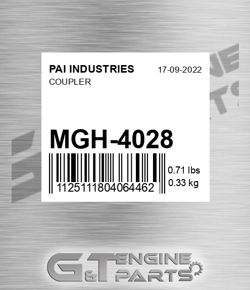 MGH-4028 Coupler
