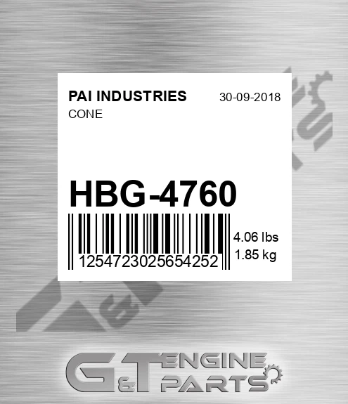 HBG-4760 Cone