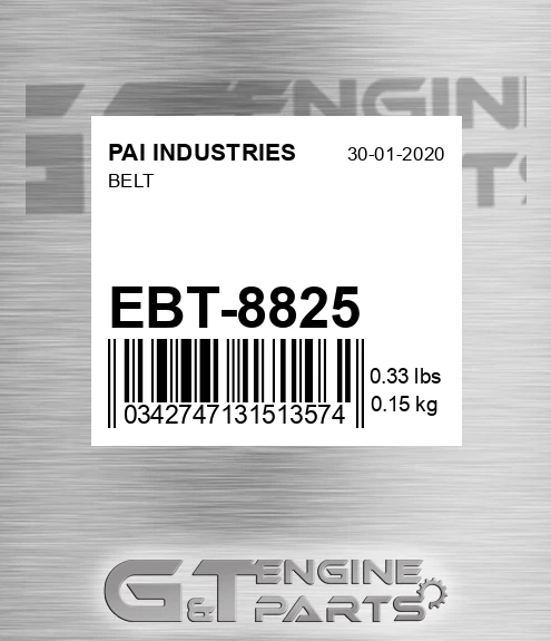 EBT-8825 Belt