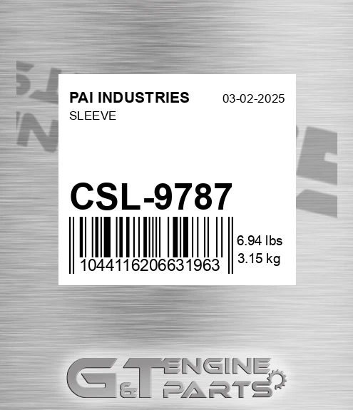CSL-9787 Sleeve