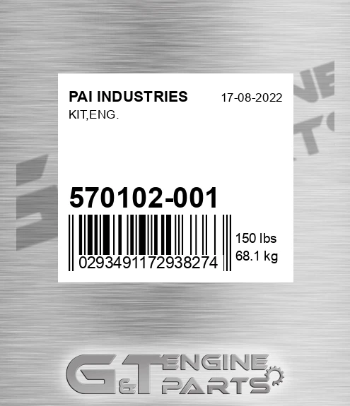 570102-001 Kit,eng.