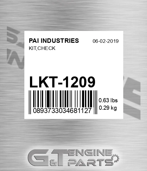 LKT-1209 Kit,check