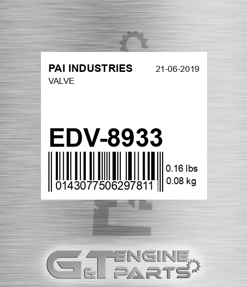 EDV-8933 Valve