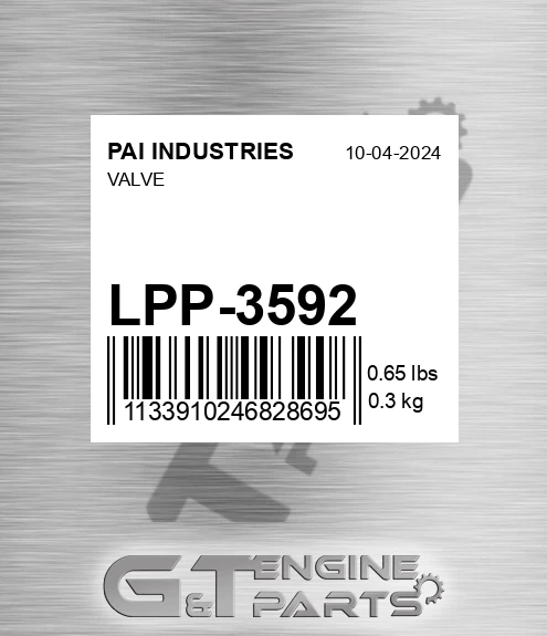 LPP-3592 Valve