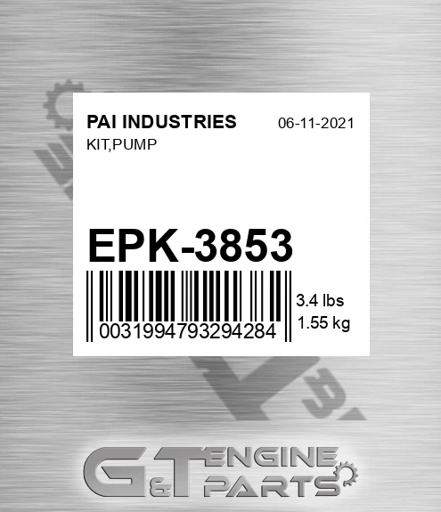 EPK-3853 Kit,pump