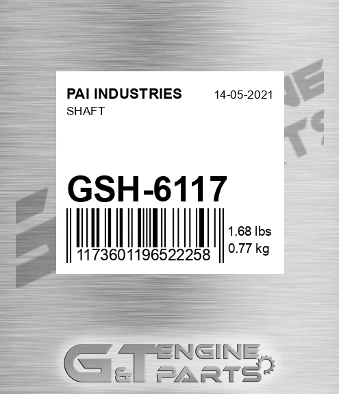 GSH-6117 Shaft