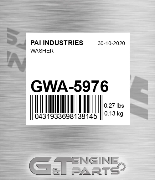 GWA-5976 Washer