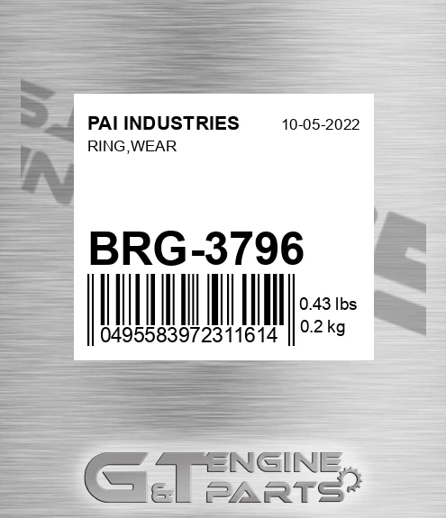 BRG-3796 Ring,wear