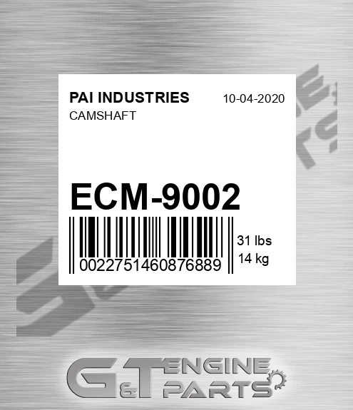 ECM-9002 Camshaft for PAI INDUSTRIES