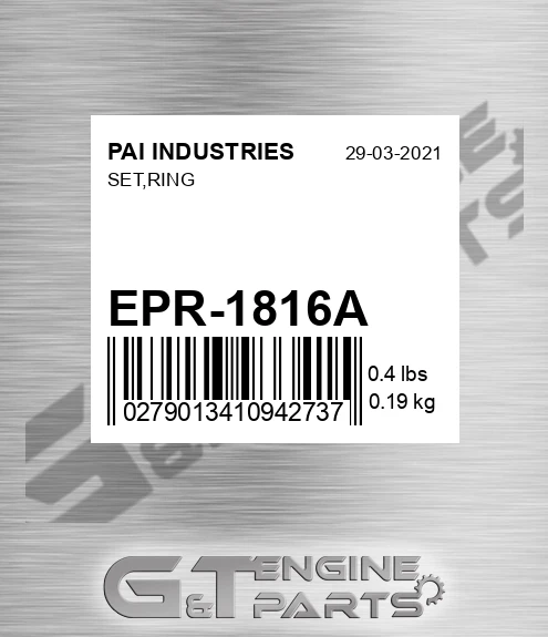 EPR-1816A Set,ring