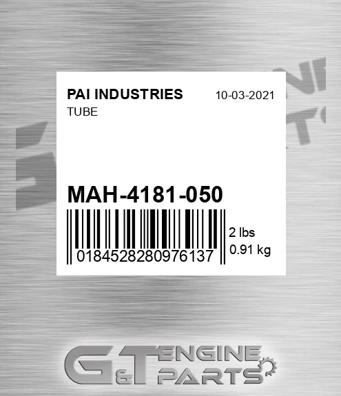 MAH-4181-050 Tube