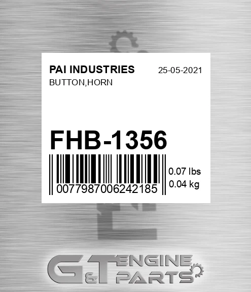 FHB-1356 Button,horn