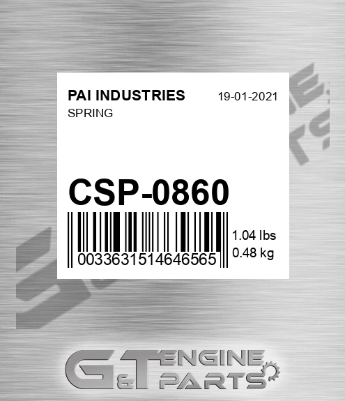 CSP-0860 Spring