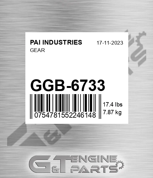 GGB-6733 Gear