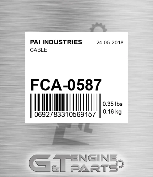 FCA-0587 Cable