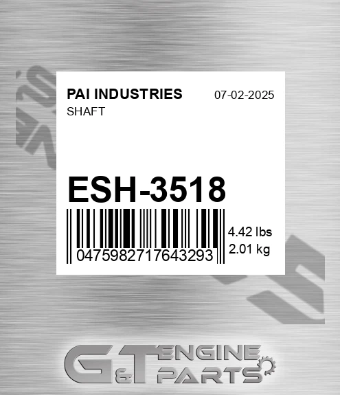 ESH-3518 Shaft
