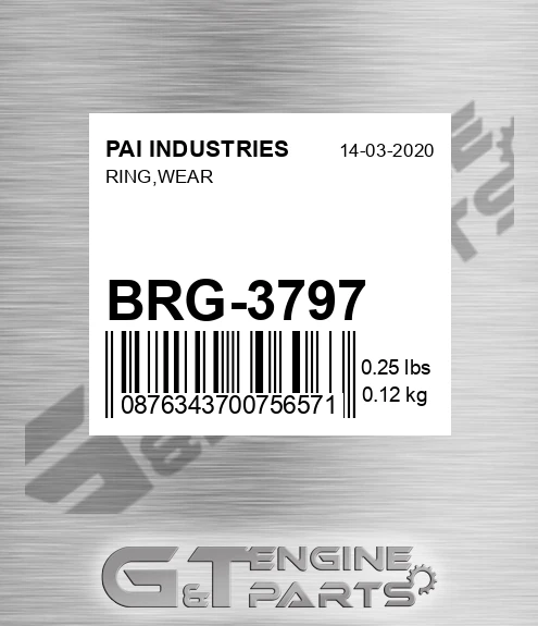 BRG-3797 Ring,wear