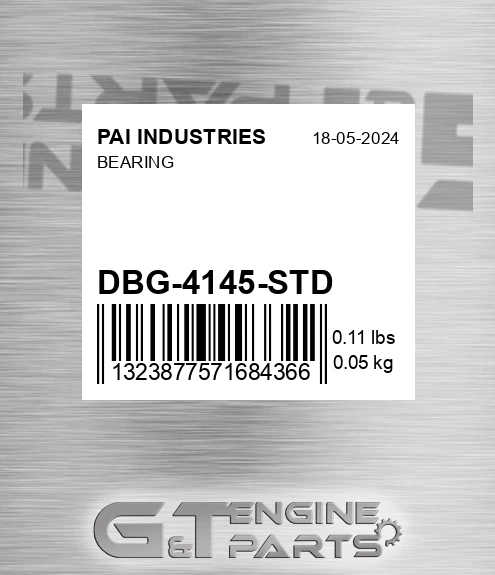 DBG-4145-STD Bearing