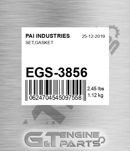 EGS-3856 Set,gasket